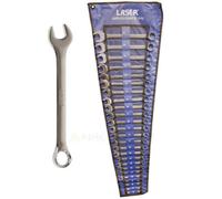 NEW LASER 25 Piece Metric Combination Open-End Spanner/Wrench Set 6mm-32mm 6396