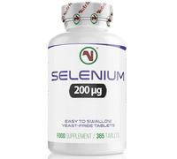 *New Launch* | Nutriodol Selenium 200 μg (L-Selenomethionine) - 365 Vegan Micro-Tablets | High Bioavailability | Contributes to The Maintenance of Normal Hair, Nails and The Immune System.