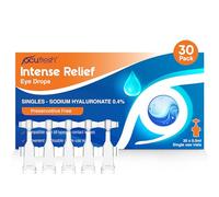 [New Launch] Ocufresh Intense Relief Eye Drops- Single dose [30x0.5ml vials] - Sodium Hyaluronate 0.4% - Advanced Care for Dry, Tired Eyes | Preservative Free | Contact Lens & Travel Friendly