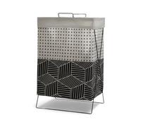 New Laundry Basket Hamper Washing Clothes Bin Organiser Home Storage Foldable Bags Collapsible Portable Folding Box (Star Design)