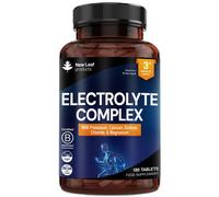 New leaf health New Leaf Electrolytes Complex 180 High Strength Electrolyte Tablets + Essential Minerals in Blue New leaf health Blue