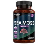 New leaf health Sea Moss Tablets Extract High Strength 4000mg - Sea Moss Supplement 120 Tablets in Purple New leaf health Purple
