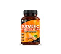 New leaf health Turmeric Supplements Ginger & Black Pepper Turmeric Tablets 95% Curcumin (6 months supply) in Yellow | Size: 100ml New leaf health Yellow 100ml