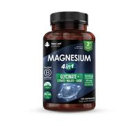 New Leaf Products Magnesium Complex 4 in1 Glycinate Citrate, Malate, Oxide 120 Capsules