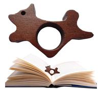 New Leaf Spreader - Oak Canine Shape Identifier, Study Number Holder For Leaves, Hardwood Mutt Contour Pointer Portable Clip In Birch Gold