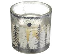 New LED Candle with House Decal, Glow Up Your Home with Cosy Warmth This Winter, The Perfect dDcorative Addition to Your Space This Festive Season, Make Your Home Stand Out - Silver