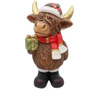 New LED Christmas Standing Decoration - Hand-Painted Festive Figurine with Built-In LED Lights - Large 46.5cm Adorable Holiday Accent Ornament N-11