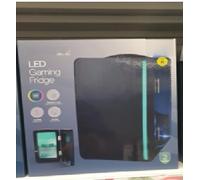 New LED Gaming Fridge, Keep Your Drinks Chilled and Your Gaming Vibes Strong With Vibrant LED Lighting, Perfect for Storing Energy Drinks, Snacks Or Even Skincare Essentials, Ultimate Gamer’s Sidekick