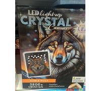 New LED Light Up Crystal Canvas Premium Illuminated Wall Art, Built-in LED Lights for Soft, Creates A Sparkling, 3D Visual Effect, Ideal for Home Décor, Hotels, Offices, & Gifting, Easy Wall Mounting.