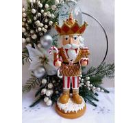 New LED Lighted Gingerbread Nutcracker Musical Christmas Snow Globe, Add Timeless Holiday Charm to your Décor, Creating a Magical Atmosphere in Any Room, Perfect As A Centerpiece - 17.5"