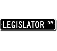 New Legislator Gift Legislator Sign Senator Representative Congress Worker Street Sign 10x40 cm