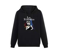 New Les Miserables Broadway Show Musicalize Hoody Unisex Ptinted Hoodies Long Sleeve Men's Hooded with Pocket Black XXL