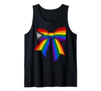 New LGBTQ Pride Flag Queer Trans Poly Pride Coquette Bow Tank Top