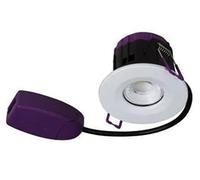 **New LINE** ROBUS LED Ultimum 7W IP65 Fire Rated Downlight, Colour Selectable, White Trim. RUL07X0-01