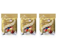 New Lint Mini Milk & Assorted Chocolate Truffles 80g, Snowballs Chocolate 70g Chocolate Truffles Bags Perfect for Christmas & New Year 2025 (x3, Assorted Mini Truffles)