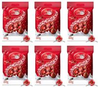 New Lint Mini Milk & Assorted Chocolate Truffles 80g, Snowballs Chocolate 70g Chocolate Truffles Bags Perfect for Christmas & New Year 2025 (x6, Milk Mini Truffles)