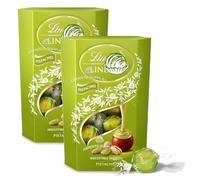 New Lint Shortbread, Pistachio, Tiramisu, Dark Mint Milk Chocolate Truffles 200g, Pack of 2, Chocolate Truffles Perfect for Christmas & New Year 2025 (x2, Pistachio)