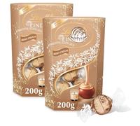 New Lint Shortbread, Pistachio, Tiramisu, Dark Mint Milk Chocolate Truffles 200g, Pack of 2, Chocolate Truffles Perfect for Christmas & New Year 2025 (x2, Irish Cream)