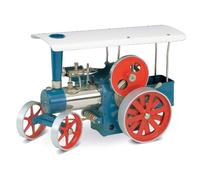 New Live Steam Wilesco D405 Steam Traction Engine (Blue) - UK Supplier