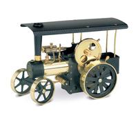 New Live Steam Wilesco D406 Steam Traction Engine (Black/Brass)- UK Supplier
