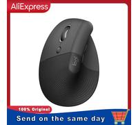 New Logitech Lift Left Vertical Ergonomic Mouse Left-Handed Wireless Bluetooth or Logi Bolt USB Quiet clicks 4 Buttons Left