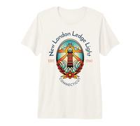 New London Ledge Light, Connecticut Lighthouse Premium T-Shirt