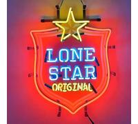 New Lone Star Beer Neon Signs, New Handmade Real Glass Neon Light For Home Bar Sport Pub Man Cave Store Restauant Home Wall Display 19x15 inches