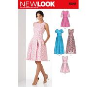 NEW LOOK 6341 Misses Womens Dresses / Dress SEWING PATTERN Size 6-18