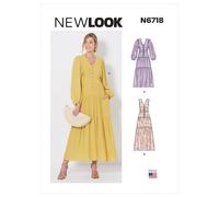 New Look Sewing Pattern 6718 Women A (8-10-12-14-16-18-20)
