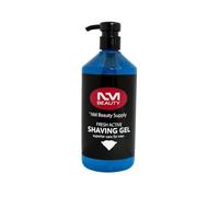 New Look Fresh Active Shaving Gel 1000ml, Superior Care For Men, Ultra Sensitive Shaving Gel for Men & Barbers, Protects Skin, Clean Skin, Ultra Smooth Shave (Blue Ice) by NM Beauty