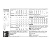 New Look Pattern 6493 Misses' Jumpsuit and Dress in Two Lengths with Bralette, Paper, White, 22.06 x 15.06 x 1.06 cm