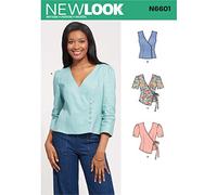 New Look Pattern N6601 Misses' Tops, White