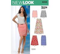 New Look Sewing Pattern 6053 - Misses' Skirts Sizes: A (8-10-12-14-16-18)