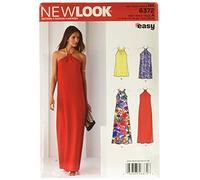 New Look Sewing Pattern 6372: Misses' Dresses Each in Two Lengths, Multicolor, Size A (6-8-10-12-14-16-18)