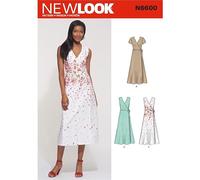 New Look Sewing Pattern 6600 Dresses A (10-12-14-16-18-20-22)