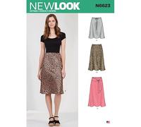 New Look Sewing Pattern 6623 Skirts A (10-12-14-16-18-20-22)