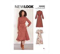 New Look UN6682A Misses Dress A (6-8-10-12-14-16-18)