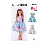 New Look Sewing Pattern 6726 Baby, Kids A (1/2-1-2-3-4-5-6-7-8)