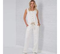 New Look Sewing Pattern N6661 Misses' Relaxed Fit Jumpsuit with Drawstring Waist