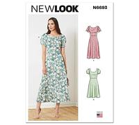 New Look Sewing Pattern N6693 Misses' Dresses, 4-6-8-10-12-14-16, UN6693A