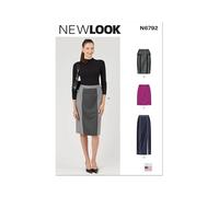 NEW LOOK Sewing Pattern UN6792A Misses' Skirts A (4-6-8-10-12-14-16)