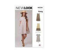 New Look Sewing Pattern UN6799A Misses' Dress with Sleeve and Length Variations XS-S-M-L-XL-XXL