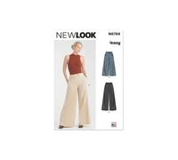 NEW LOOK UN6769A Misses' and Misses' Petite Pants Size 10-12-14-16-18-20-22