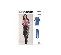 New Look UN6770A Misses' Jacket and Pants Size 10-12-14-16-18-20-22