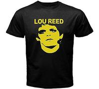 New Lou Reed Logo Men's T-Shirt Black 3XL Black (X-Large)