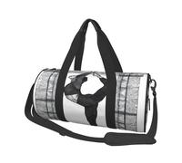 (New Love Gymnastics) Print Round Large Travel Bag - Multi-Compartment Organizer Lightweight for Trips & Sports