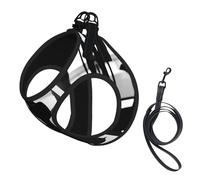 New Love Gymnastics Printing Dog Summer Harness With Leash Set,Adjustable And Reflective Step-In Puppy Pet Vest Harnesses