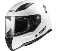 NEW LS2 Rapid II Protective Full Face Motorcycle Helmet - Gloss White - XL