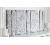 New Luxury Crushed Velvet Gladiator Headboard in 26" Height. (Gold, 4ft Small Double)