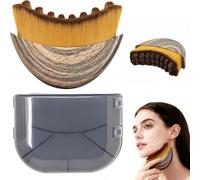 New Lymphatic Contour Face Brush, Contour Face Brush Lymphatic Drainage Massager for Face, Designed for The Face Gentle Enough for Daily Use